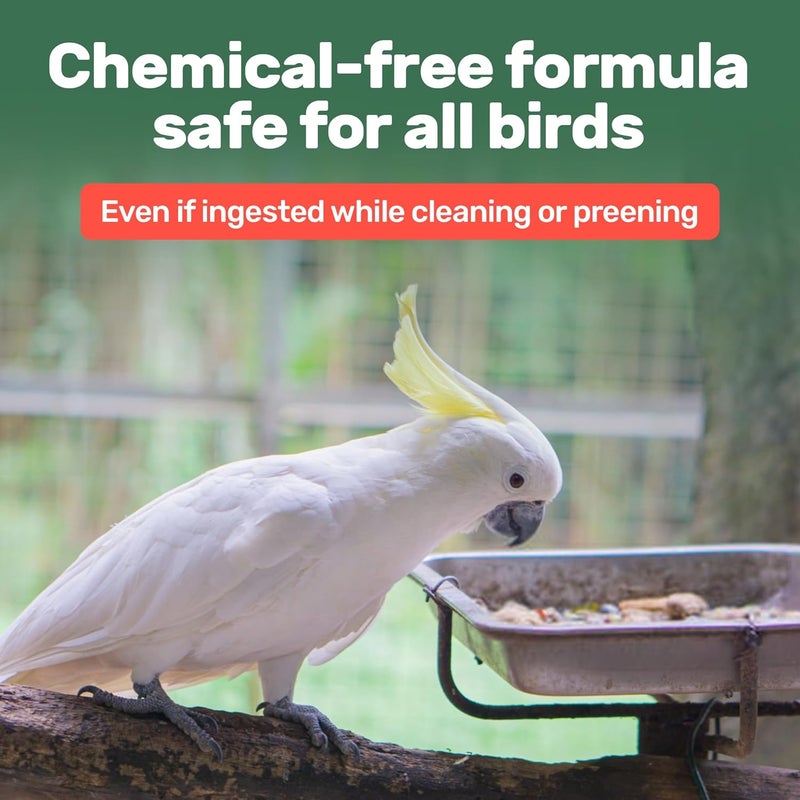 Samorillo Aloe Vera Bird Spray - 8.5oz/251mL - [Made in USA] - Non-Toxic Bird Bath Relieves Dry/Itchy Skin & Softens Feathers - Safe & Effective for All Birds - Promote Healthy Plumage - Odor-Free - Image 4